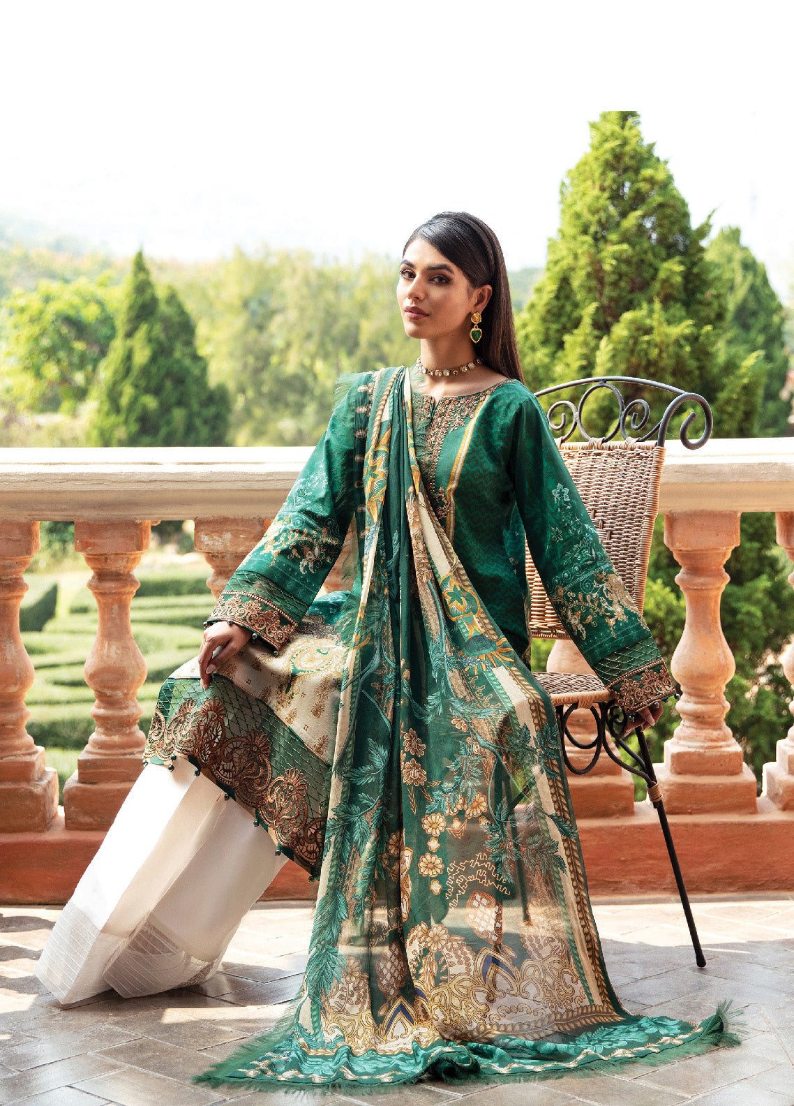 Springtime Ballet By Gulaal Embroidered Lawn Unstitched 3 Piece Suit - GL24L 01 AYSE Springtime Ballet By Gulaal Embroidered Lawn Unstitched 3 Piece Suit - GL24L 01 AYSE