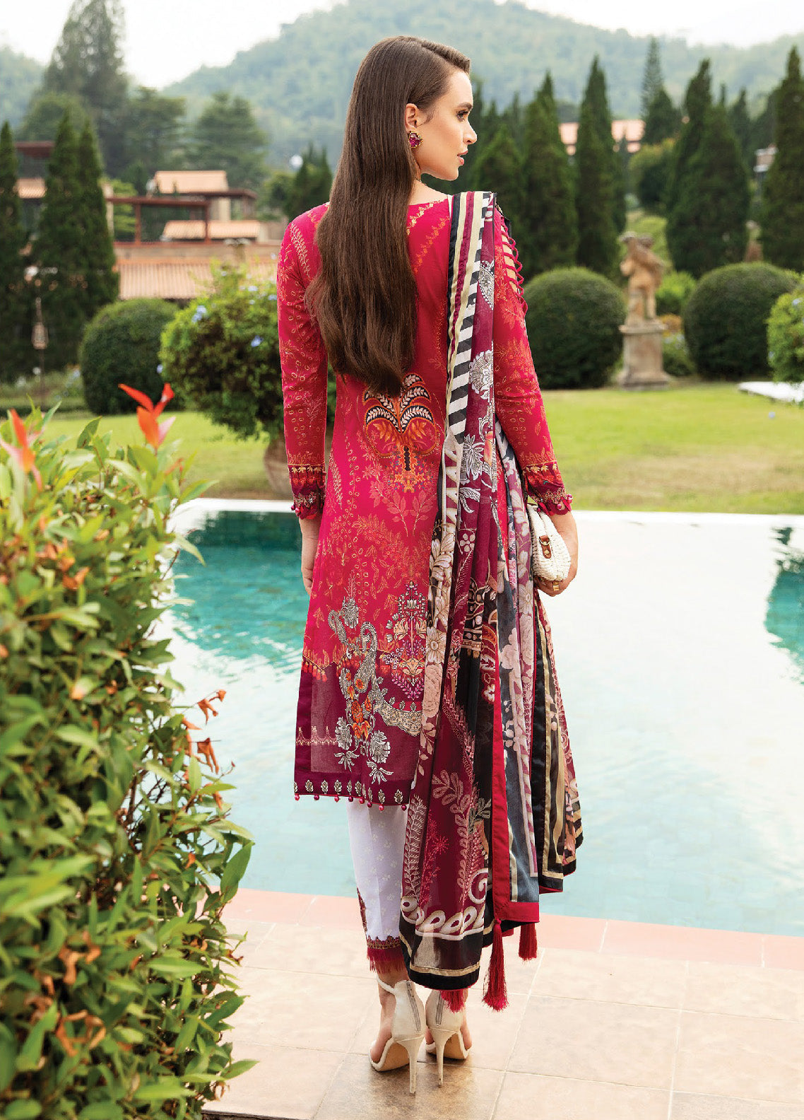 Springtime Ballet By Gulaal Embroidered Lawn Unstitched 3 Piece Suit - GL24L 04 CHERIE Springtime Ballet By Gulaal Embroidered Lawn Unstitched 3 Piece Suit - GL24L 04 CHERIE