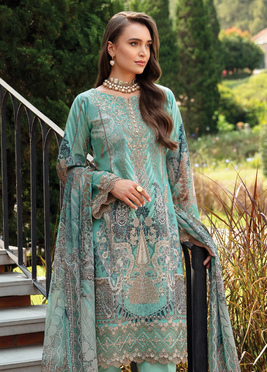 Springtime Ballet By Gulaal Embroidered Lawn Unstitched 3 Piece Suit - GL24L 06 CELINE Springtime Ballet By Gulaal Embroidered Lawn Unstitched 3 Piece Suit - GL24L 06 CELINE