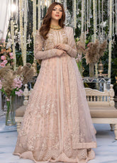 Azure Embroidered Chiffon Unstitched 3 Piece Suit - 11