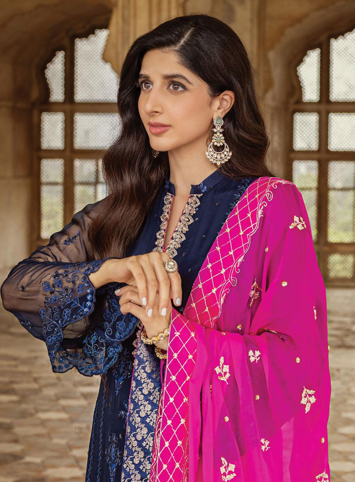 Tahra By Zainab Chottani Embroidered Chiffon Unstitched 3 Piece Suit - 09 SULTANA Tahra By Zainab Chottani Embroidered Chiffon Unstitched 3 Piece Suit - 09 SULTANA