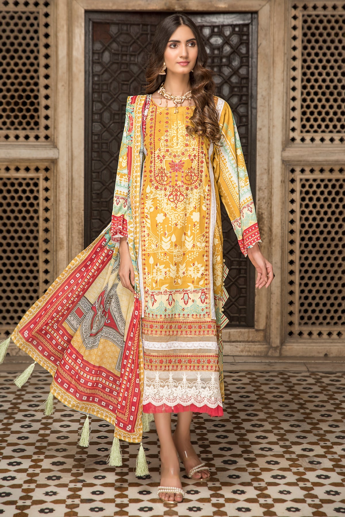 Taragini Unstitched 3 Piece Banu Taragini Unstitched 3 Piece Banu
