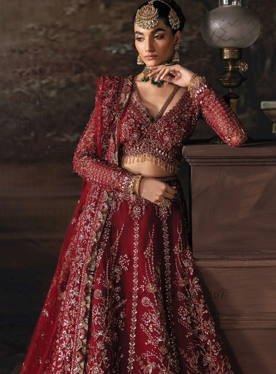 The Brides Edit By Afrozeh Embroidered Net Unstitched 3 Piece Suit - AFR23BE AFB-V1-581 EMMALINE The Brides Edit By Afrozeh Embroidered Net Unstitched 3 Piece Suit - AFR23BE AFB-V1-581 EMMALINE