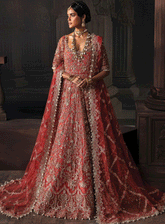 The Brides Edit By Afrozeh Embroidered Net Unstitched 3 Piece Suit - AFR23BE AFB-V1-585 LAVINIA