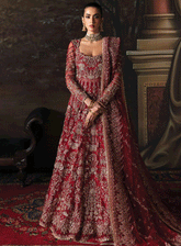 The Brides Edit By Afrozeh Embroidered Net Unstitched 3 Piece Suit - AFR23BE AFB-V1-587 ADELAIDE