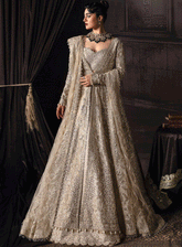 The Brides Edit By Afrozeh Embroidered Zari Unstitched 3 Piece Suit - AFR23BE AFB-V1-583 MARGARET