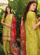 The Magic Of Luxury Fashion By Gul Ahmed Embroidered Dobby Unstitched 3 Piece Suit - GA24PL SSM-32016