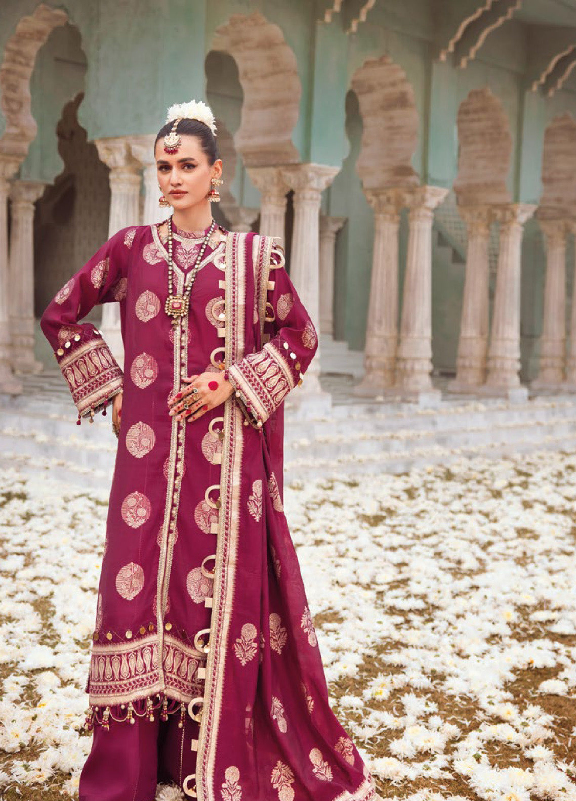 The Magic Of Luxury Fashion By Gul Ahmed Embroidered Jacquard Unstitched 3 Piece Suit - GA24PL JD-32026 The Magic Of Luxury Fashion By Gul Ahmed Embroidered Jacquard Unstitched 3 Piece Suit - GA24PL JD-32026