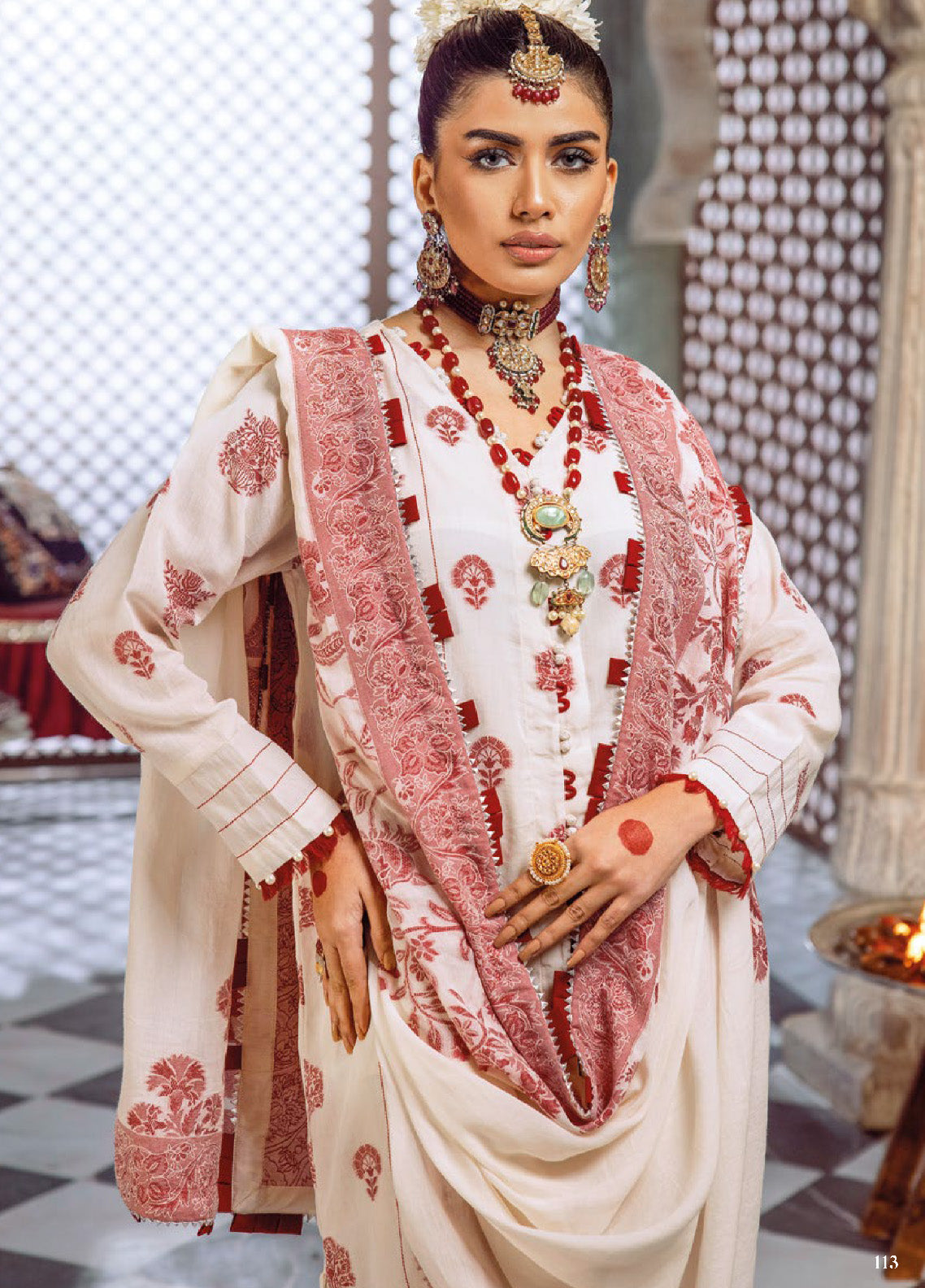 The Magic Of Luxury Fashion By Gul Ahmed Embroidered Jacquard Unstitched 3 Piece Suit - GA24PL JD-42003 The Magic Of Luxury Fashion By Gul Ahmed Embroidered Jacquard Unstitched 3 Piece Suit - GA24PL JD-42003