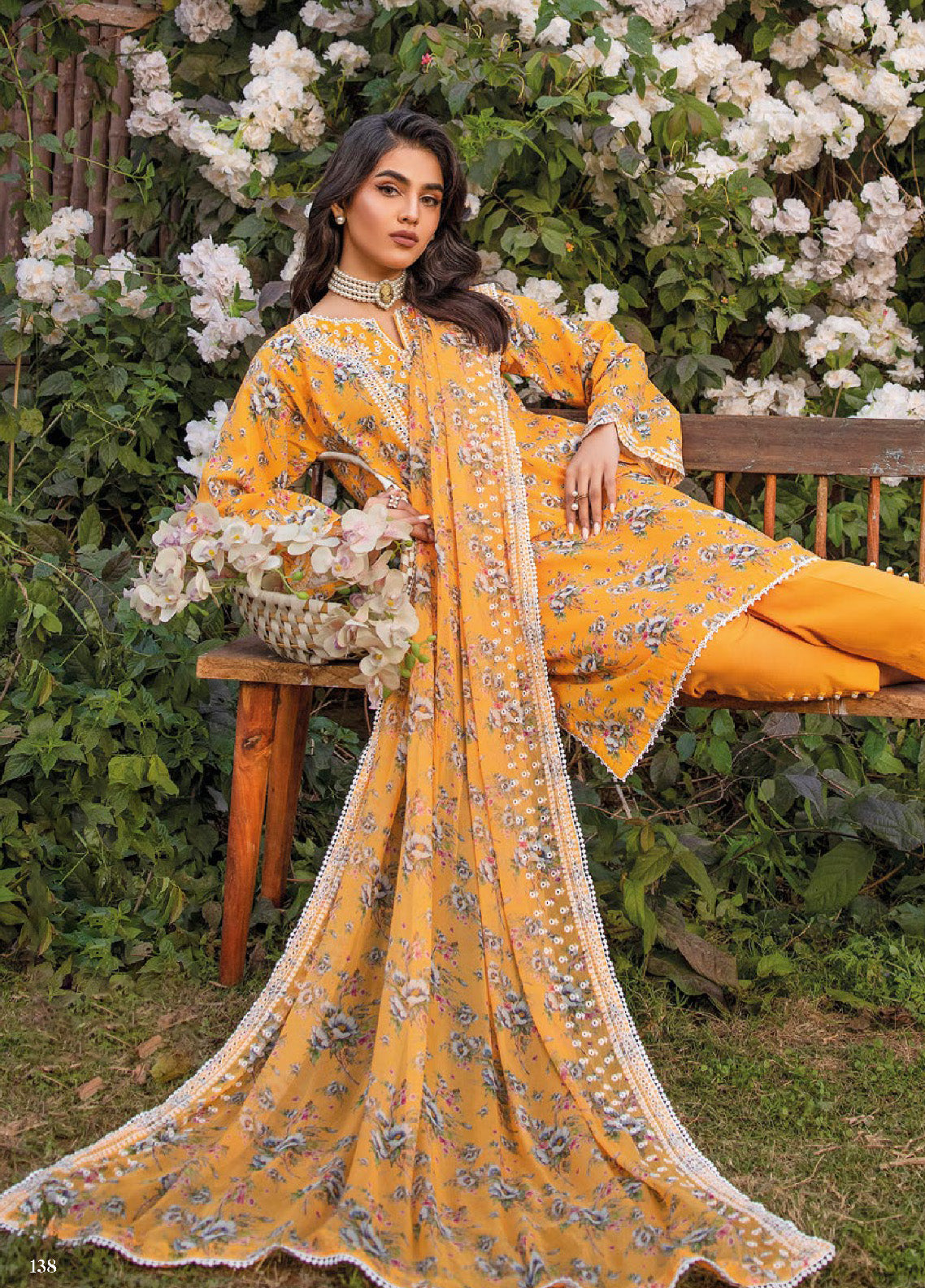 The Magic Of Luxury Fashion By Gul Ahmed Embroidered Lawn Unstitched 3 Piece Suit - GA24PL BCT-42008 The Magic Of Luxury Fashion By Gul Ahmed Embroidered Lawn Unstitched 3 Piece Suit - GA24PL BCT-42008