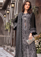 The Magic Of Luxury Fashion By Gul Ahmed Embroidered Lawn Unstitched 3 Piece Suit - GA24PL BN-42002