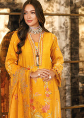 The Magic Of Luxury Fashion By Gul Ahmed Embroidered Lawn Unstitched 3 Piece Suit - GA24PL PM-42035