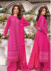 The Magic Of Luxury Fashion By Gul Ahmed Embroidered Lawn Unstitched 3 Piece Suit - GA24PL SP-42002
