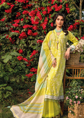 The Magic Of Luxury Fashion By Gul Ahmed Embroidered Lawn Unstitched 3 Piece Suit - GA24PL SP-42004