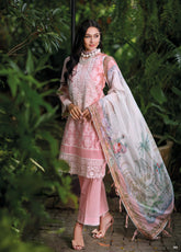 The Magic Of Luxury Fashion By Gul Ahmed Embroidered Paper Cotton Unstitched 3 Piece Suit - GA24PL SSM-42001