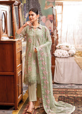 The Magic Of Luxury Fashion By Gul Ahmed Embroidered Swiss Voile Unstitched 3 Piece Suit - GA24PL LSV-42002