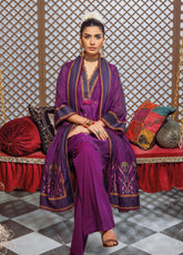 The Magic Of Luxury Fashion By Gul Ahmed Embroidered Jacquard Unstitched 3 Piece Suit - GA24PL MJ-42003