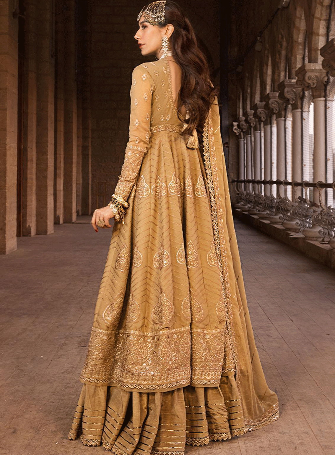 The Mughal Queen by Asim Jofa Embroidered Chiffon Unstitched 3 Piece Suit - AJ23MQ AJMQ-11 The Mughal Queen by Asim Jofa Embroidered Chiffon Unstitched 3 Piece Suit - AJ23MQ AJMQ-11