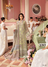 The Secret Garden by Nureh Embroidered Chiffon 4 Piece Unstitched Suits - NU24SG NL-61 MARY