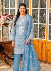 Tribute To Mothers By Gul Ahmed Embroidered Lawn Unstitched 3 Piece Suit - GA24ML DN-42023