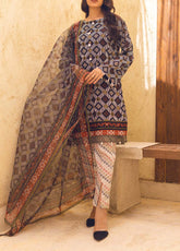 D#11 Salitex Riwayat Digital Printed Lawn Collection 223
