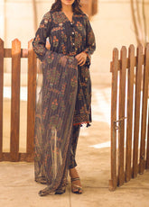 D#12 Salitex Riwayat Digital Printed Lawn Collection 223