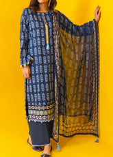 D#01 Salitex Adorna Digital Printed Lawn 2Pc 223