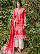 Umang By Motifz Embroidered Lawn Unstitched 3 Piece Suit - MTF23UL 3530 OCEAN PEARL