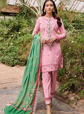 Umang By Motifz Embroidered Lawn Unstitched 3 Piece Suit - MTF23UL 3536 ORCHID