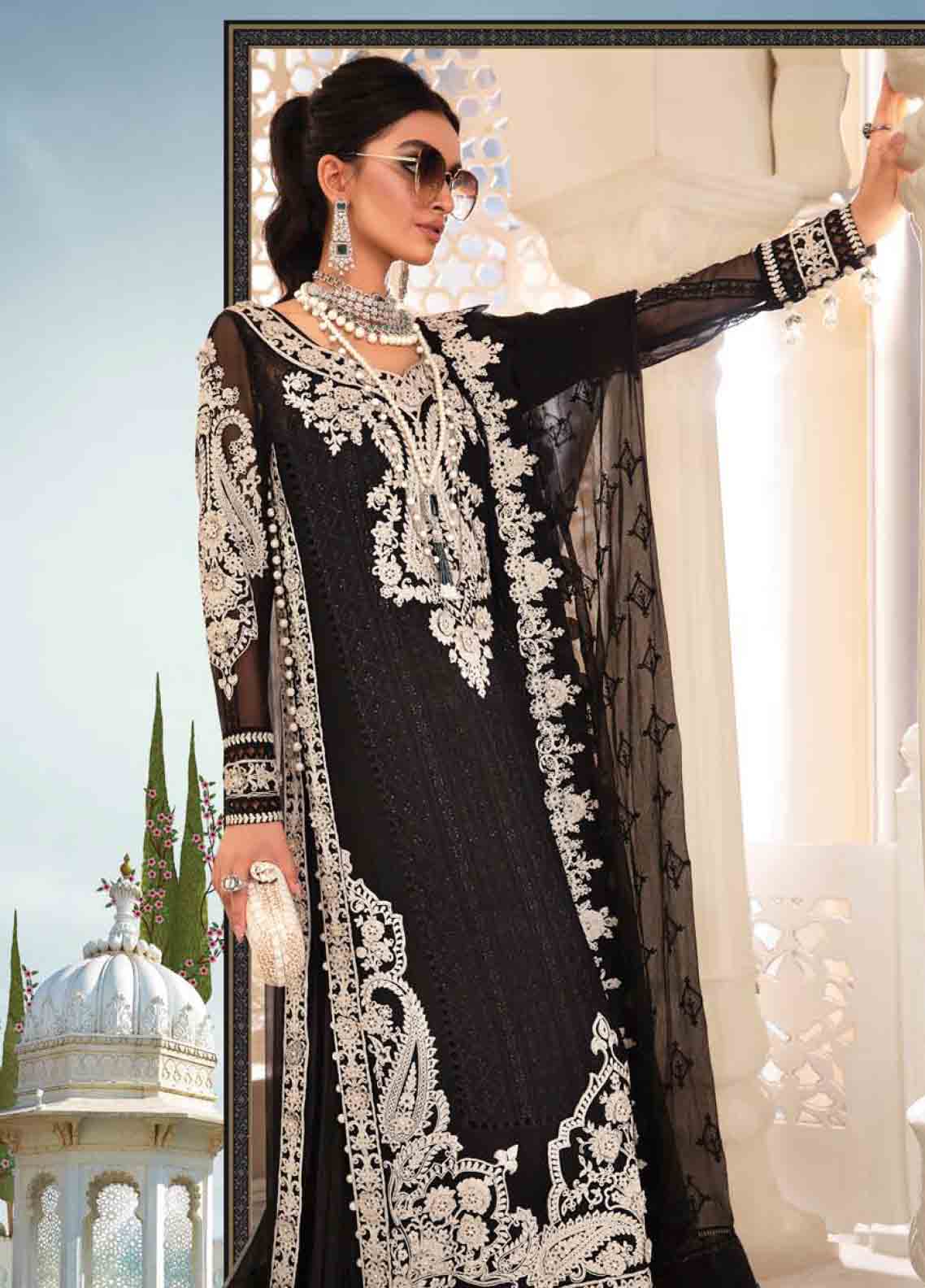 D#204 Maria B Luxury Emb Chiffon Collection 922 D#204 Maria B Luxury Emb Chiffon Collection 922