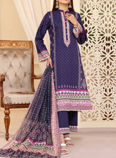 VS Anmol Printed Cottel Unstitched 3 Piece Suit - 245