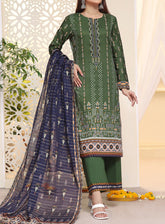 VS Anmol Printed Cottel Unstitched 3 Piece Suit - 248