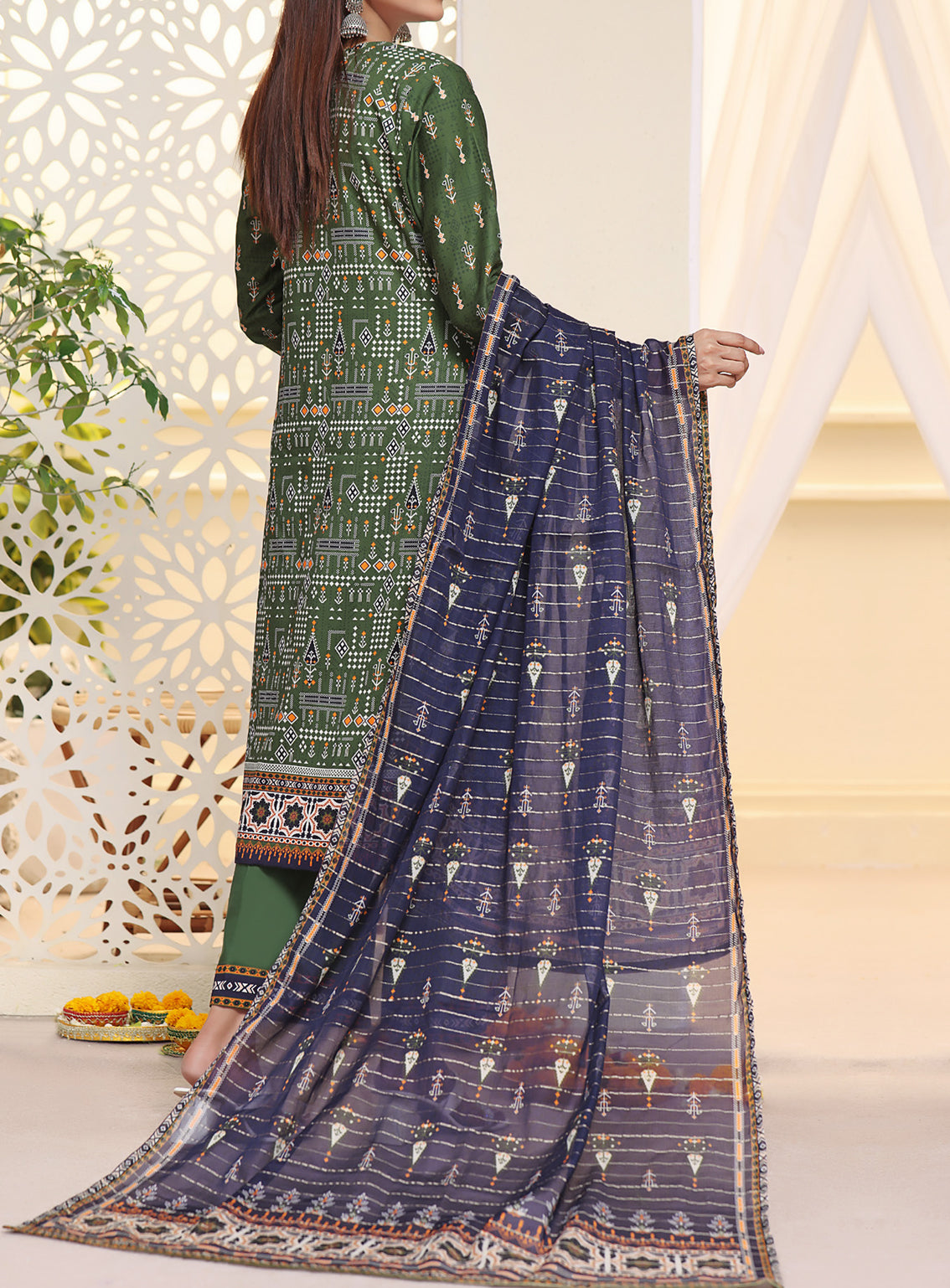 VS Anmol Printed Cottel Unstitched 3 Piece Suit - 248 VS Anmol Printed Cottel Unstitched 3 Piece Suit - 248