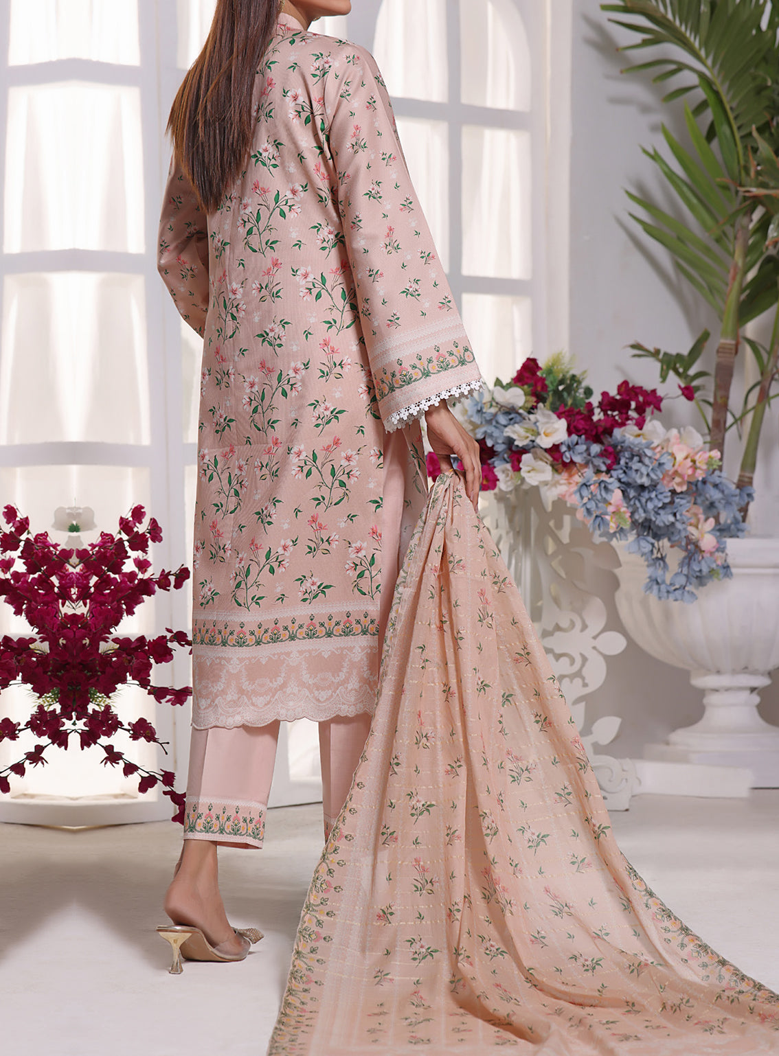 VS Anmol Printed Cottel Unstitched 3 Piece Suit - 250 VS Anmol Printed Cottel Unstitched 3 Piece Suit - 250