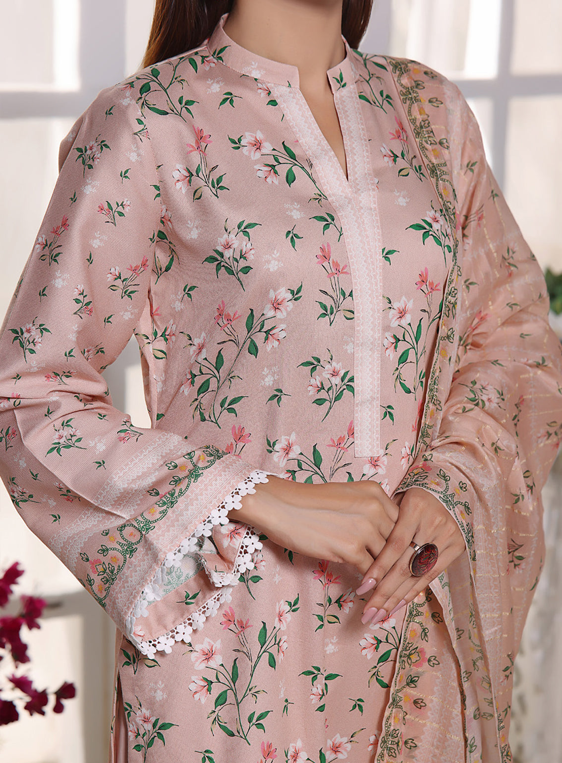 VS Anmol Printed Cottel Unstitched 3 Piece Suit - 250 VS Anmol Printed Cottel Unstitched 3 Piece Suit - 250