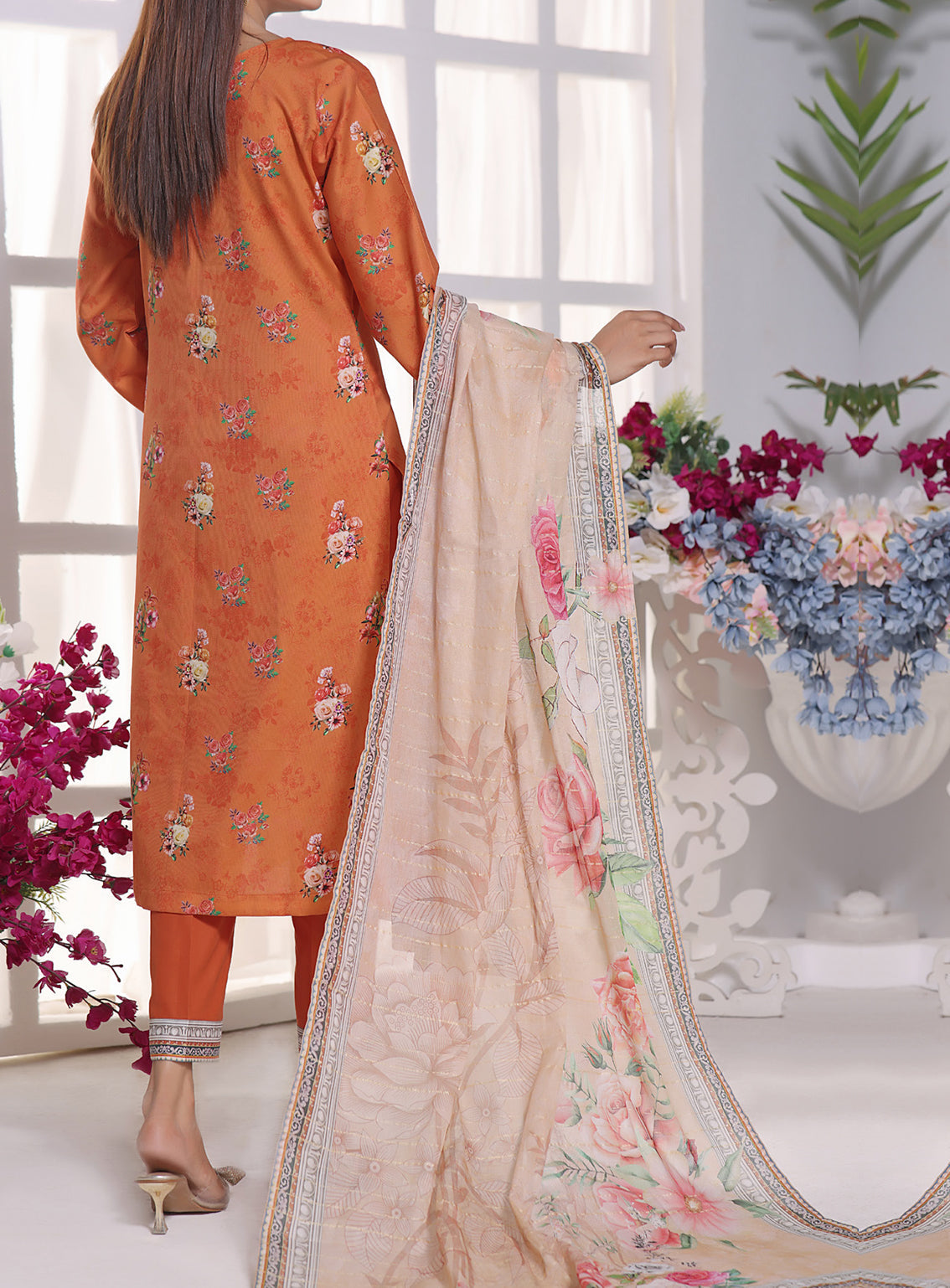 VS Anmol Printed Cottel Unstitched 3 Piece Suit - 251 VS Anmol Printed Cottel Unstitched 3 Piece Suit - 251