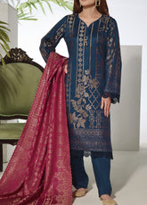 VS Textile Broshia Jacquard Lawn Unstitched 3 Piece Suit - VS24BJL 2301 B