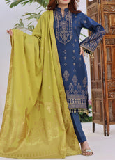 VS Textile Broshia Jacquard Lawn Unstitched 3 Piece Suit - VS24BJL 2308 B