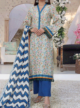 VS Textile Printed Lawn Unstitched 3 Piece Suit - VS23PL 901A