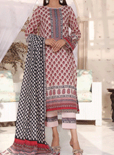 VS Textile Printed Lawn Unstitched 3 Piece Suit - VS23PL 907A