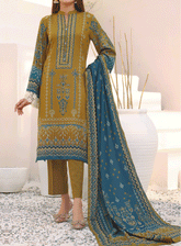 Ayesha Alishba By VS Textile Printed Marina Unstitched 3 Piece Suit - 24
