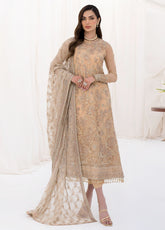 La Celeste By Zarif Embroidered Net Unstitched 3 Piece Suit - 07