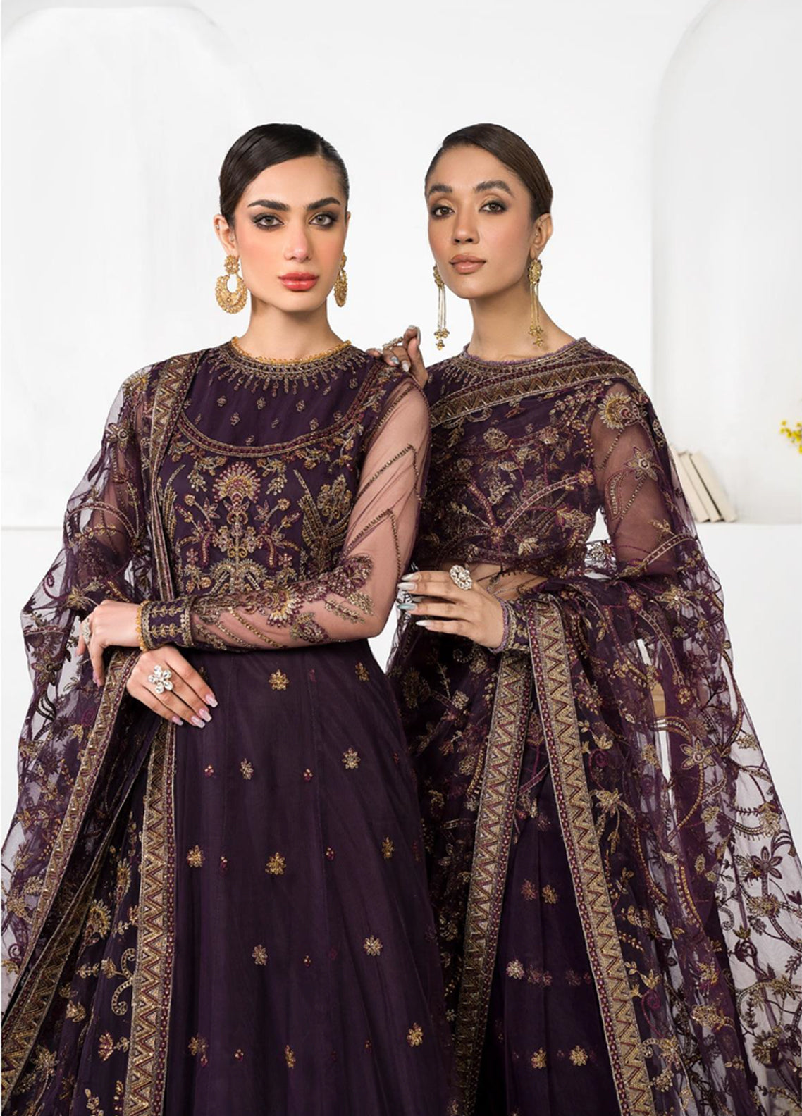 La Celeste By Zarif Embroidered Net Unstitched 3 Piece Suit - 06 La Celeste By Zarif Embroidered Net Unstitched 3 Piece Suit - 06