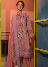 Vital Spring by Sobia Nazir Embroidered Lawn 3 Piece Unstitched Suit SN24VS SVS24-6B