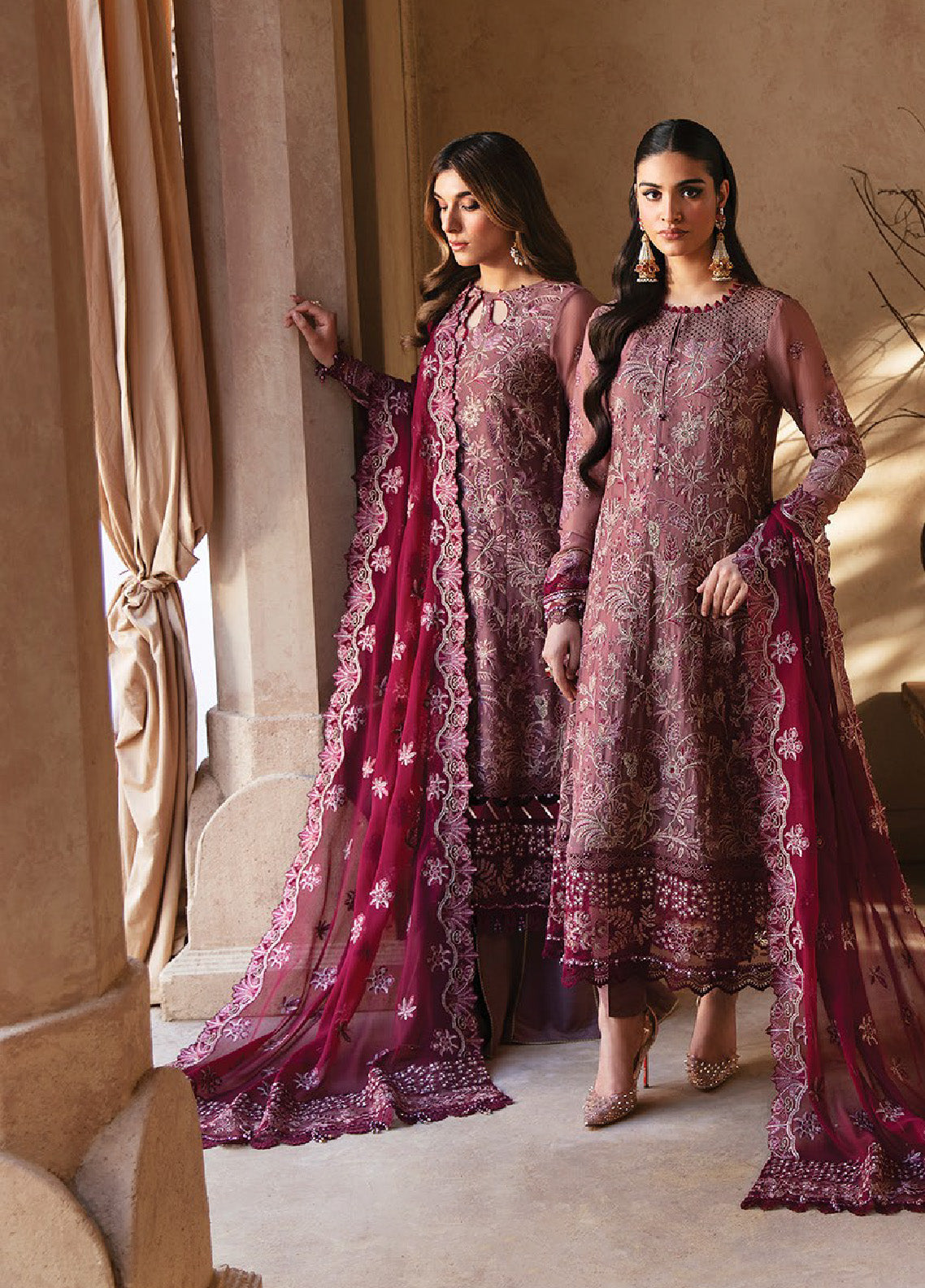 Yesfir By Xenia Formals Embroidered Chiffon Unstitched 3 Piece Suit - XF24Y 05 KAINA Yesfir By Xenia Formals Embroidered Chiffon Unstitched 3 Piece Suit - XF24Y 05 KAINA