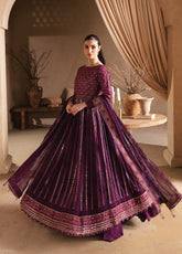 Yesfir By Xenia Formals Embroidered Raw Silk Unstitched Saree - XF24Y 08 KHULAT