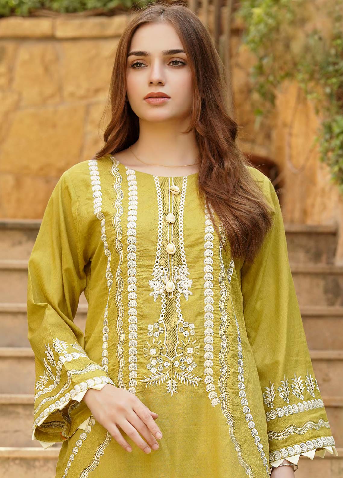 D#01 Fine Tex Zenia Emb Collection 1122 Yellow D#01 Fine Tex Zenia Emb Collection 1122 Yellow