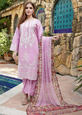 D#05 Fine Tex Zenia Emb Collection 1122 Pink