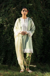 ZaraShajahan Unstitched 3 Piece D#1B