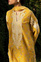 ZaraShajahan Unstitched 3 Piece D#3A